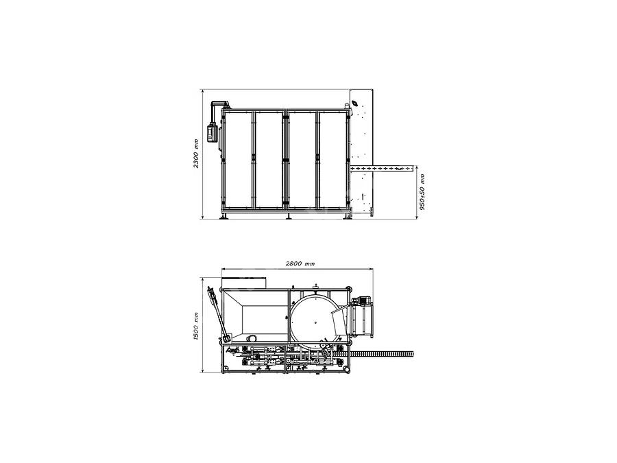 Bottle Unscrambler And Bottle Air Rinsing Machines (2300X1500x2800 Mm)