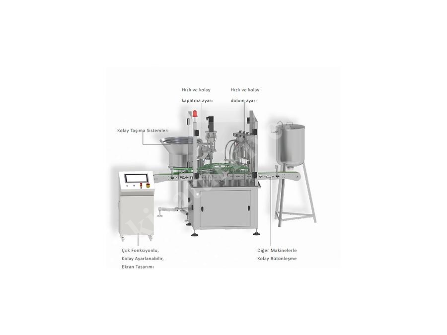 Modüler Sistem Volümetrik Sıvı Dolum Makinası