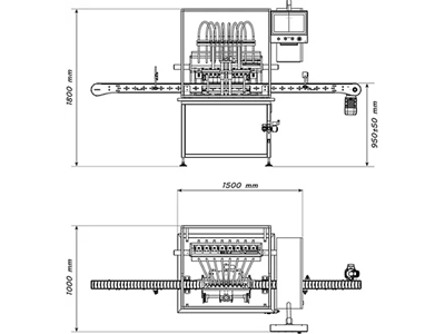 Lineer Servolu İlaç Dolum Makinası - 1
