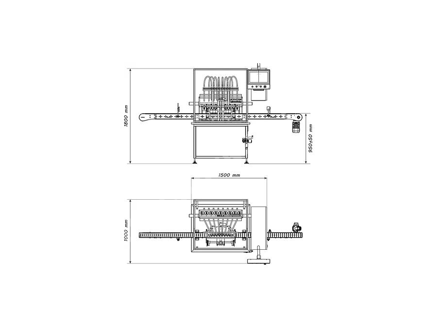 Lineer Servolu İlaç Dolum Makinası