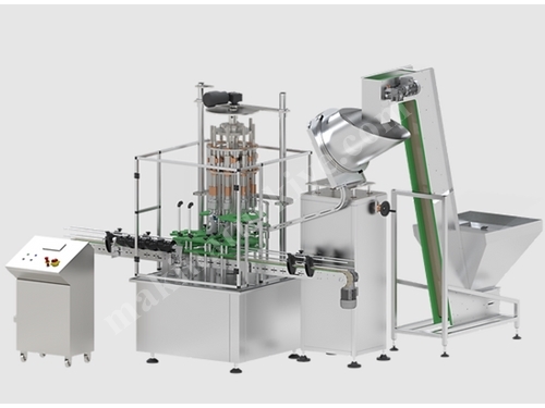 50-200 Bpm Threaded Rotary Capping Machine