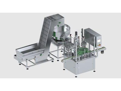 50-60 Bpm Modüler Vidalı Ve Pompa Kapak Kapatma Makinası - 0
