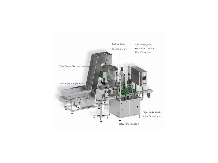 50-60 Bpm Modular Threaded And Pump Capping Machine