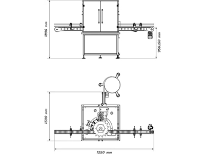 50-60 Bpm Modular Threaded Capping Machine - 1