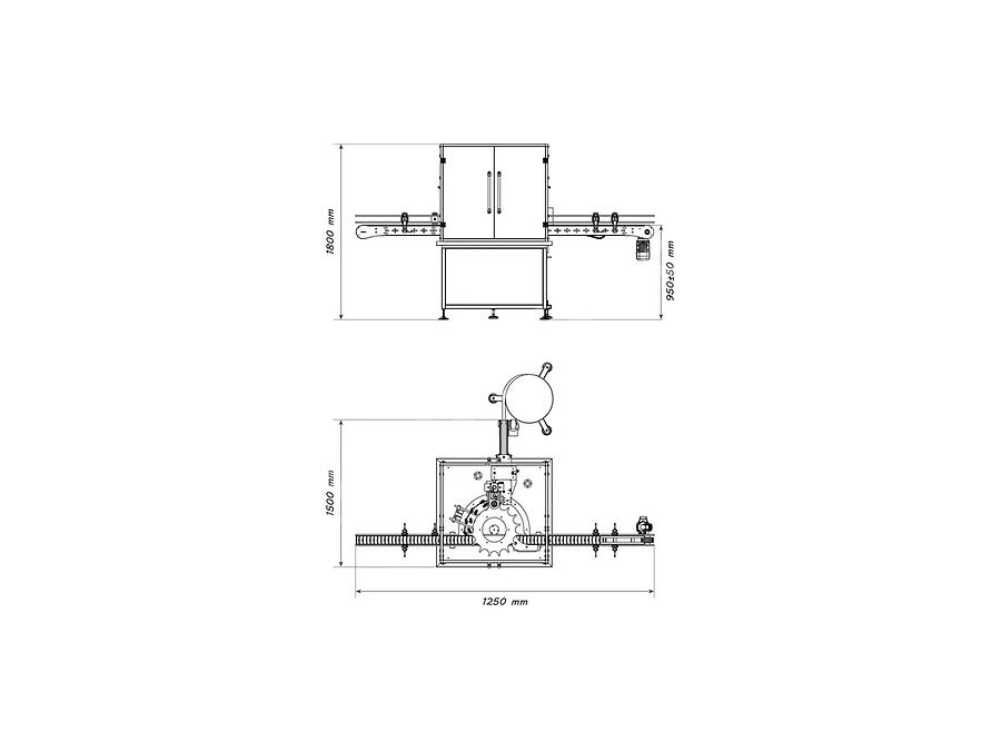 50-60 Bpm Modular Threaded Capping Machine