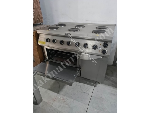 KUZİNE ELEKTRİKLİ 6 GÖZLÜ,FIRINLI..