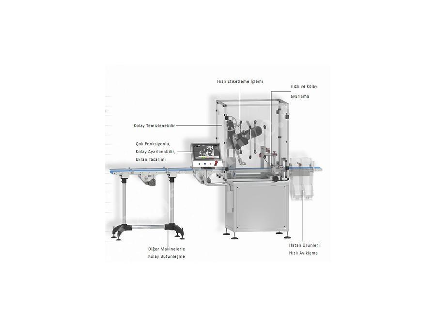 50-150 Bpm Top Labeling Machine