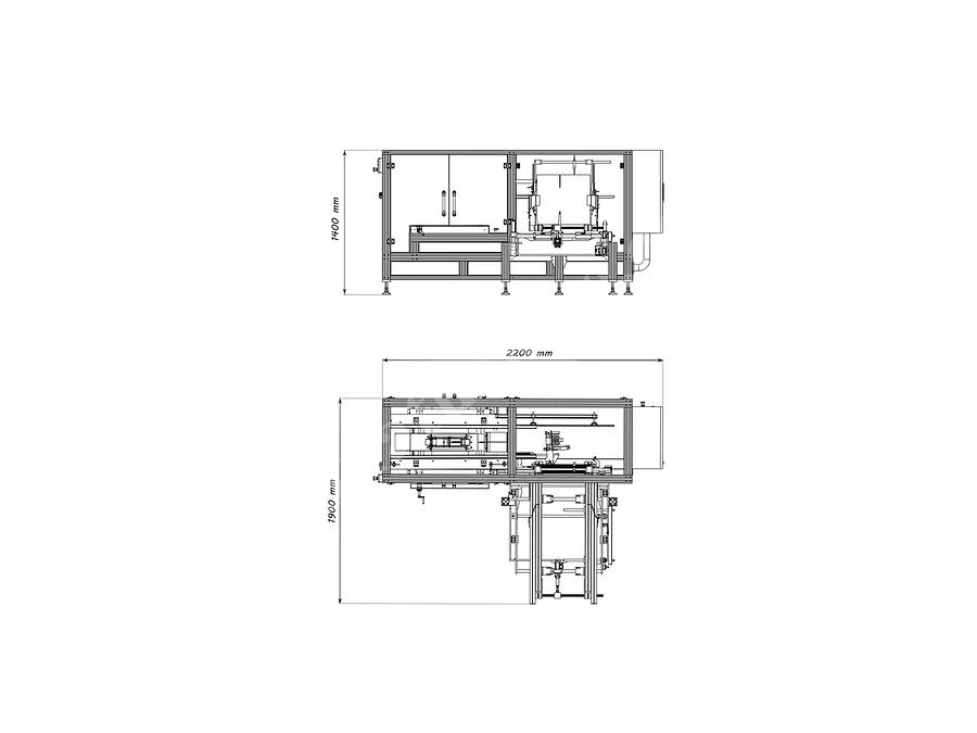 10-15 Bpm Capacity Box Opening Machine