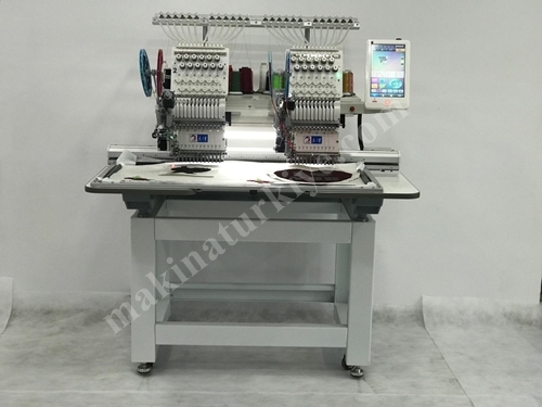 2 Kafa Twin Pul Çeyiz ve Nakış Makinası