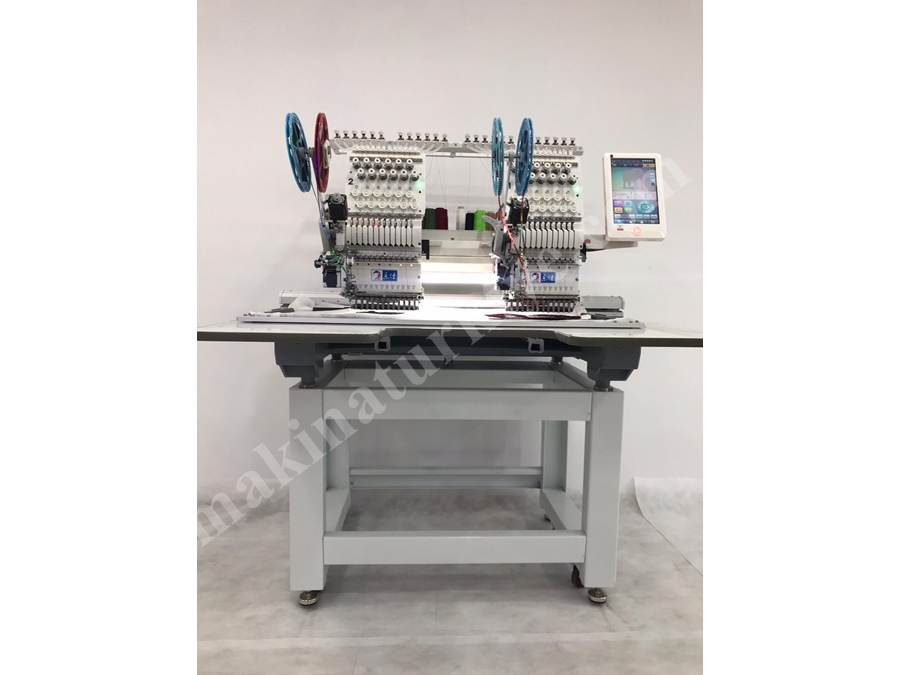 2 Kafa Twin Pul Çeyiz ve Nakış Makinası