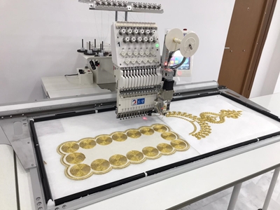 Tek Kafa Kordone Çeyiz Nakış Makinası - 8