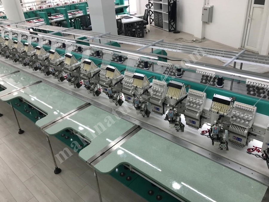 18 Kafa Süzene Nakış Makinası