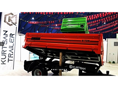 6 Ton Yana Devirmeli Damperli Römork  - 1