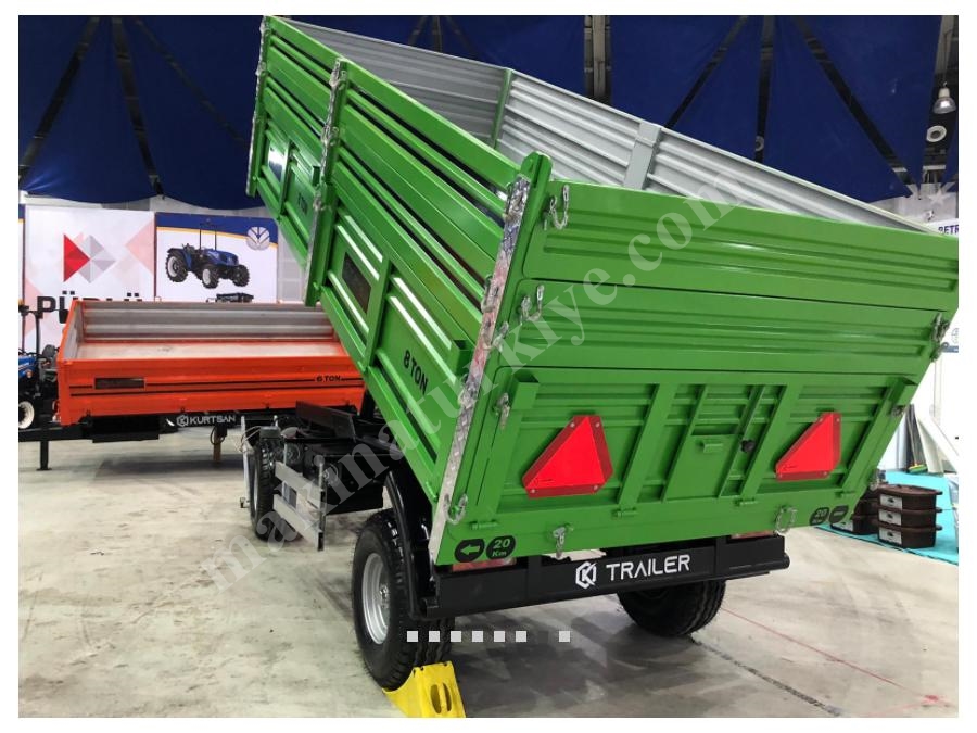 8 Ton Damperli Römork 