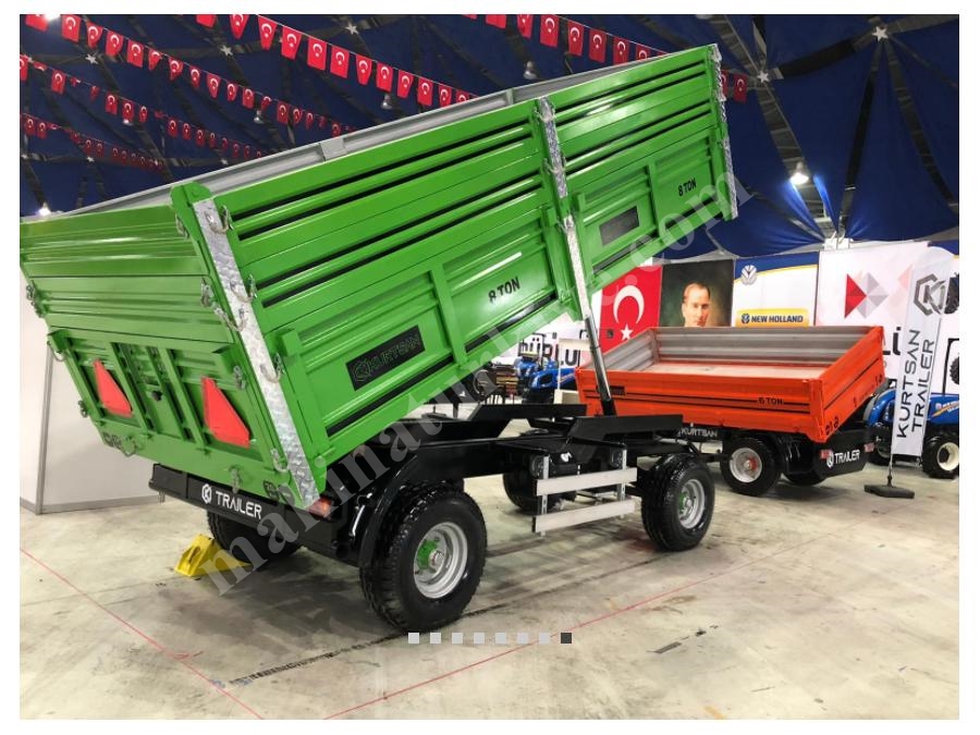 8 Ton Damperli Römork 