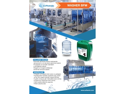 Washer BFM Alkali Yıkama 25 KG. Bidon - Şişe Damacana Yıkama Ürünü 