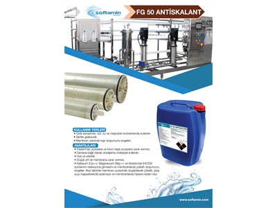 FG 50 (25 KG.) Gıda Süt Su Meşrubat Endüstrisine Uygun Antiskalant  - 0