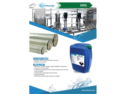 ORG 100 25 KG Bidon Reverse Osmoz Membran Yıkama Kimyasalı 