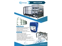 MAX CLEAR 25 KG. Bidon Ultrafiltrasyon Yıkama Kimyasalı 