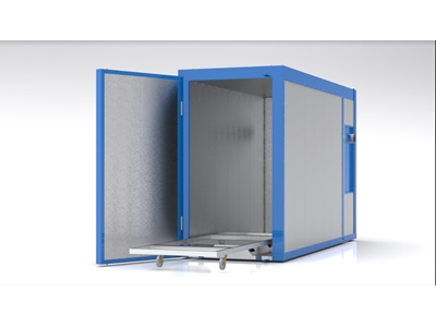 1200x5200x1500 mm Dizel/Motorin Kutu Tipi Boya Fırını - 4
