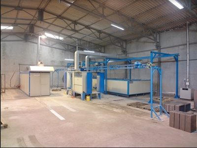 1200x5200x1500 mm Dizel/Motorin Kutu Tipi Boya Fırını - 6