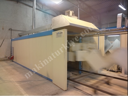 1200x4200x1500 mm Electric Box Type Paint Oven