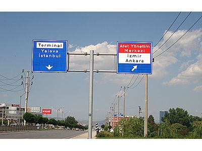 Otoyol Baş Üstü Trafik Bilgi Levhaları - 3