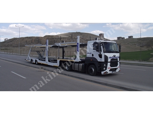Car Carrier Trailer with a Capacity of 7 Cars