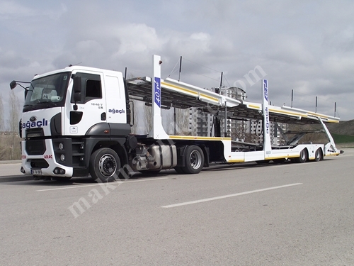 Car Carrier Trailer with a Capacity of 7 Cars