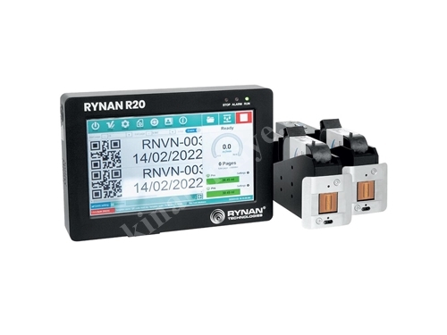 Çift Baskı Kafalı Rynan R20 Pro İnkjet Kodlama Cihazı