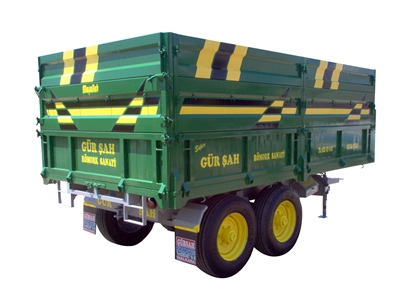 12 Ton Çift Dingil Damperli Römork - 1