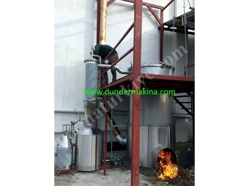 1800Lt Hacimli Ve 200 Kg Kapasiteli Aromatik Bitki Distilasyonu