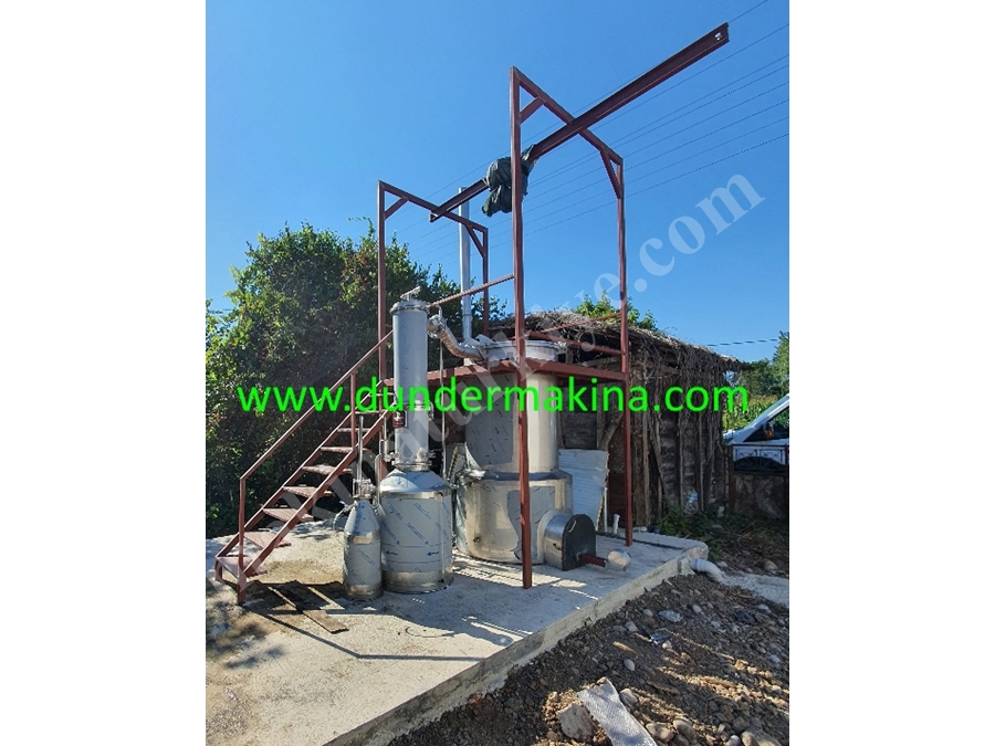 850Lt Hacimli Ve 100 Kg Kapasiteli Aromatik Bitki Distilasyonu