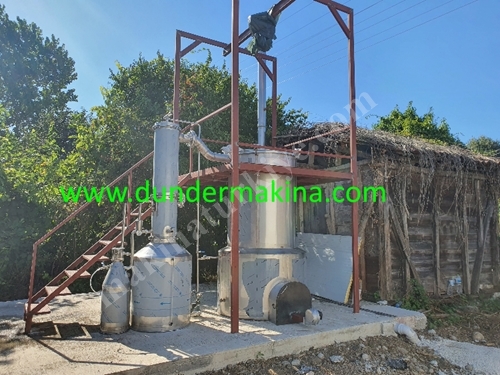 850Lt Hacimli Ve 100 Kg Kapasiteli Aromatik Bitki Distilasyonu
