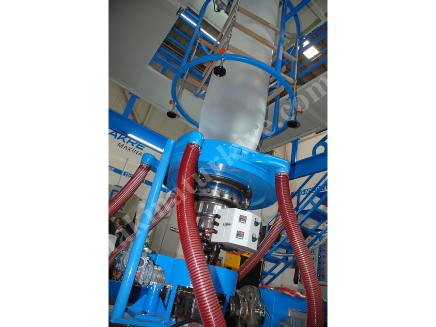 130 Kg/Saat Kapasiteli Plastik Extruder Ldpe Film Makinası