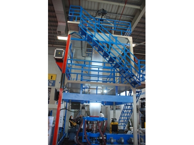 130 Kg/Saat Kapasiteli Plastik Extruder Ldpe Film Makinası - 1