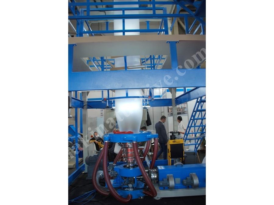 130 Kg/Saat Kapasiteli Plastik Extruder Ldpe Film Makinası
