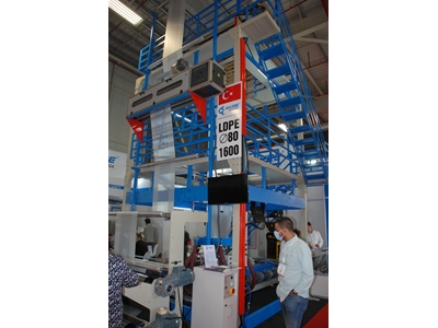 130 Kg/Saat Kapasiteli Plastik Extruder Ldpe Film Makinası - 4