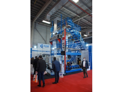 130 Kg/Saat Kapasiteli Plastik Extruder Ldpe Film Makinası - 2