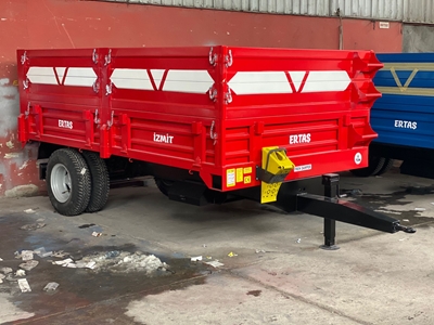 Remorque freinée et basculante Ertaş 6 tonnes - 1