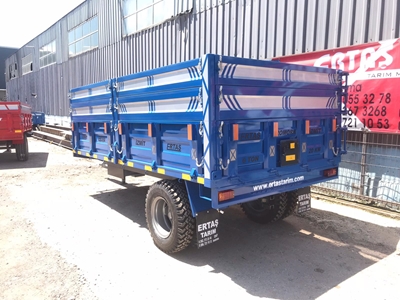 Remorque freinée et basculante Ertaş 6 tonnes - 4