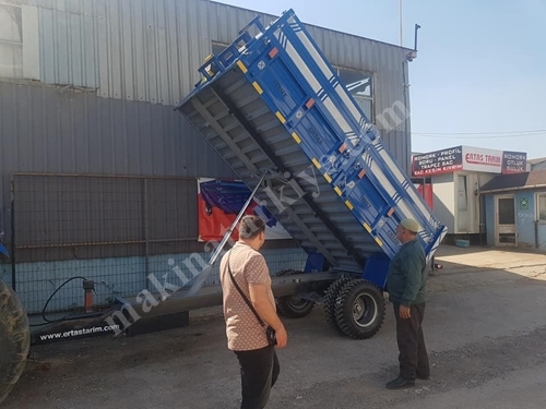 Remorque freinée et basculante Ertaş 6 tonnes