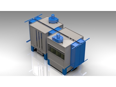 2 Filtreli Elektrostatik Boya Kabini - 2