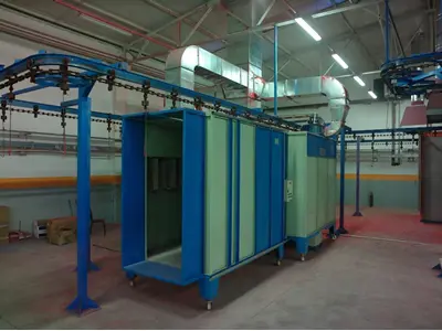 2 Filter Electrostatic Paint Booth