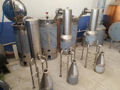 300Lt Hacimli Aromatik Bitki Distilasyonu