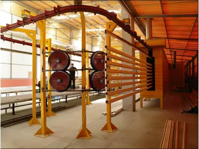 Four de cuisson électrostatique en tunnel pour Lpg/Lng de 800x2300x8000 mm