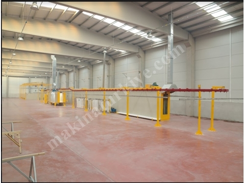 800x2300x8000 mm Lpg/Lng Tunnel Type Electrostatic Paint Oven