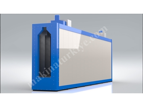 800X2300x9000 Mm Motorin/Diesel Tunnel Type Electrostatic Paint Oven