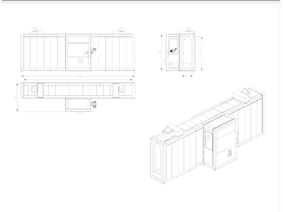 800X2300x32000 Mm Motorin/Diesel Tunnel Type Electrostatic Paint Oven - 10