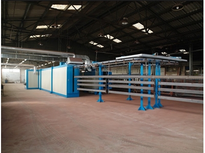 800X2300x32000 Mm Motorin/Diesel Tunnel Type Electrostatic Paint Oven - 1
